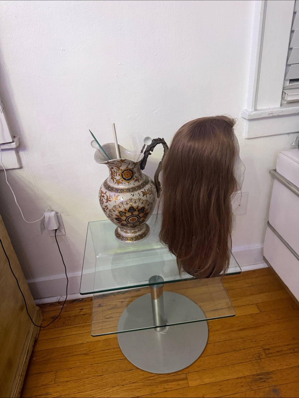 Vintage Human Hair with tags 18 inches Brown